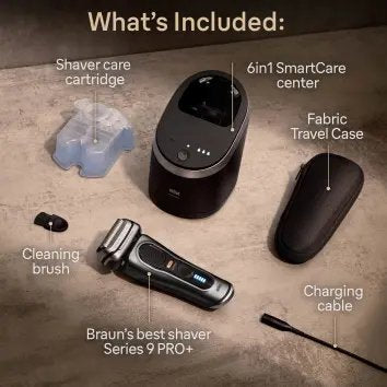 Braun Series 9 Pro+ 9565cc System Wet&Dry       Noble Metal