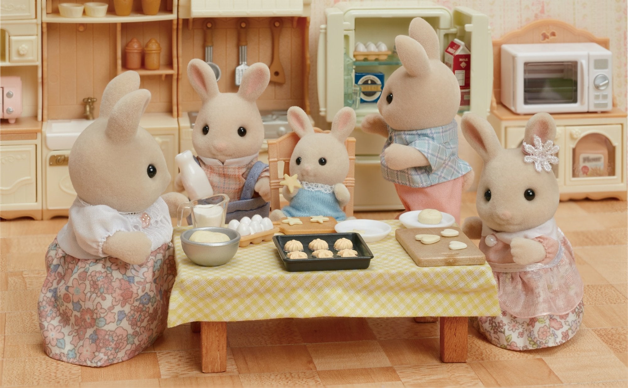 Epoch Sylvanian Families - Milchhasen Familie 5706