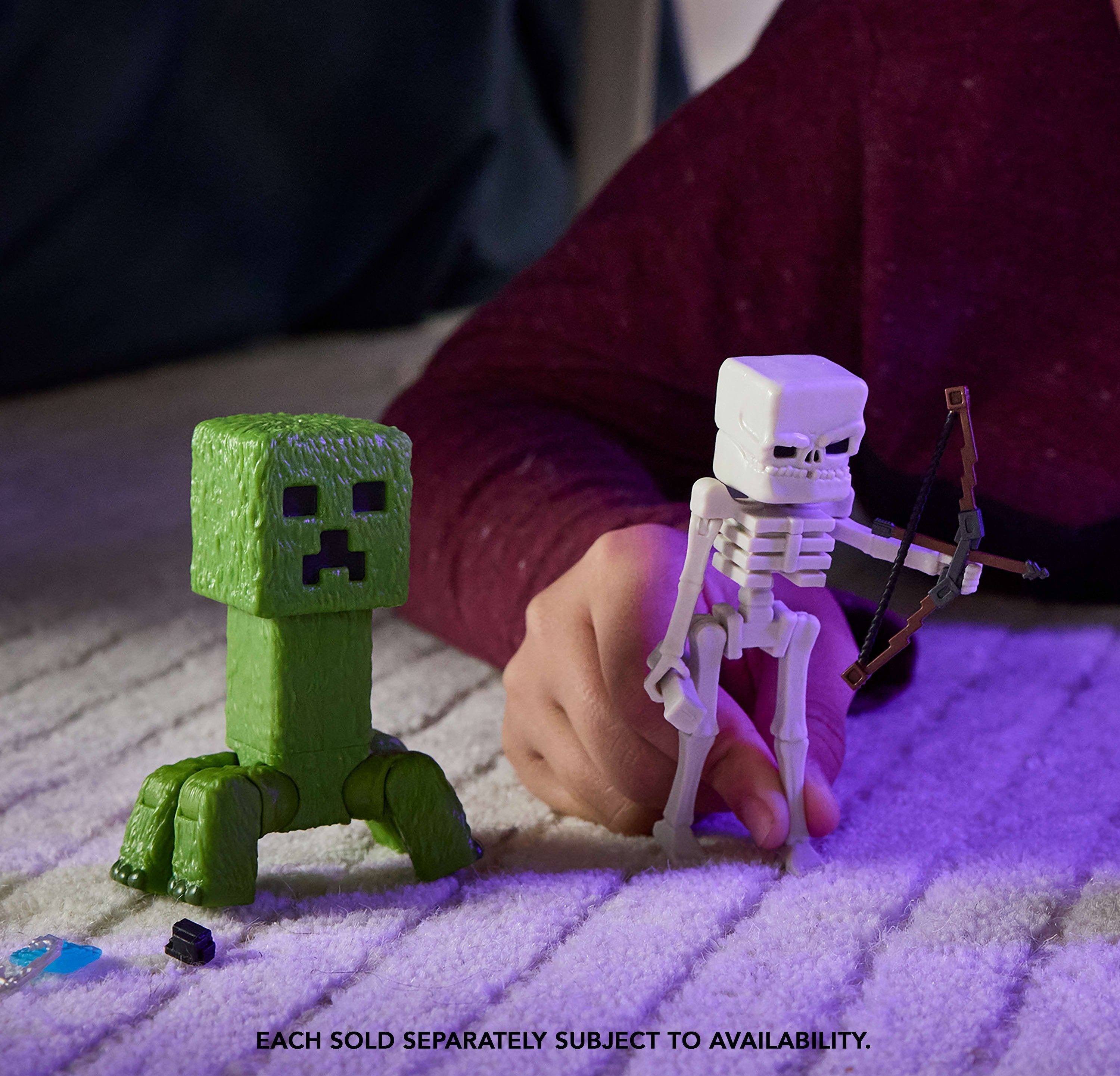 Mattel Minecraft Movie Wolf Action Figura Y Accesorios, Juego De Juego Conjunto Con Figura De 10 Cm Jfr59