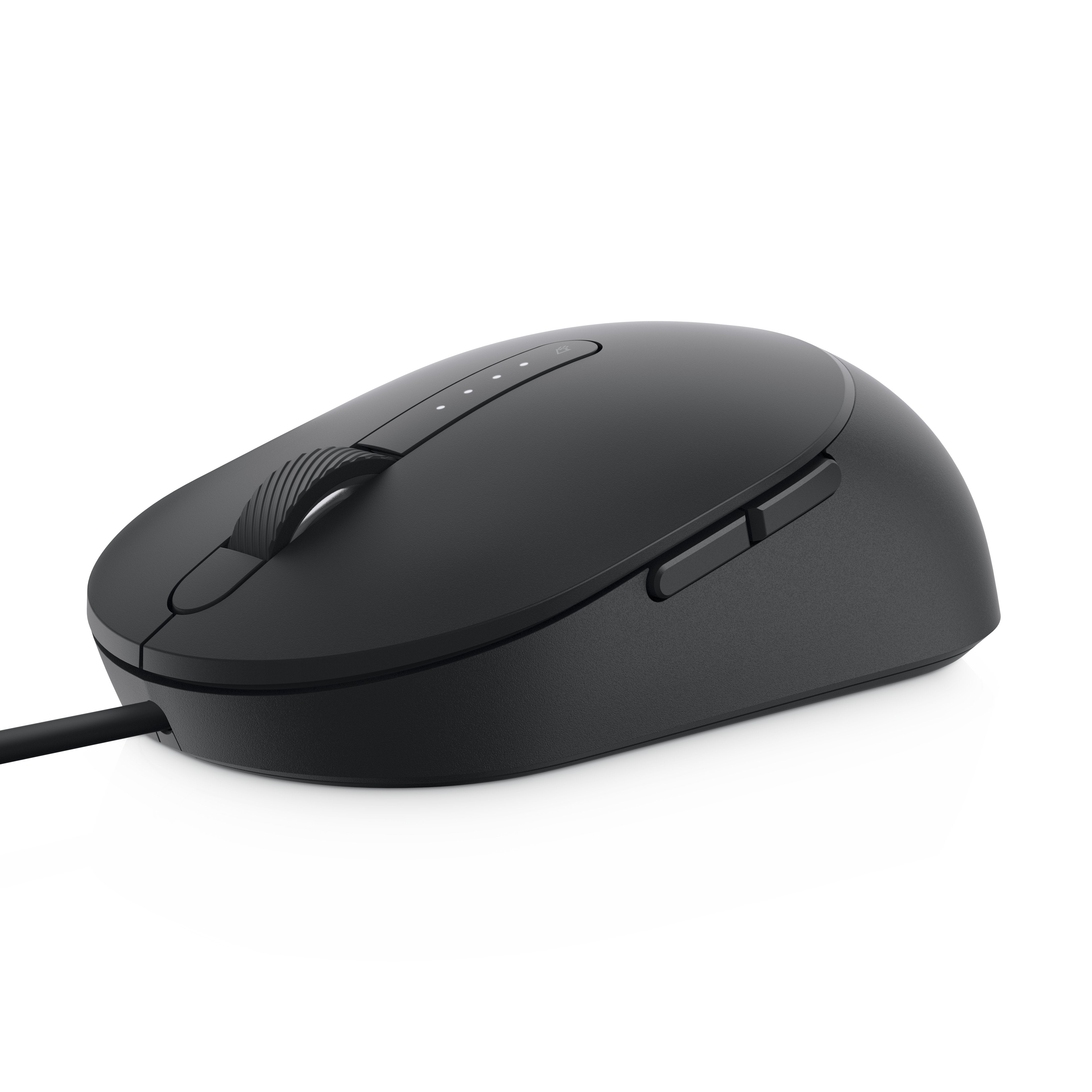 Dell Raton Con Cable Laser - Ms3220, Negro