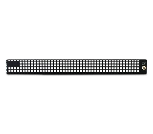 Inter-Tech Ipc Frontgitter 1u Negro, Con Cerradura