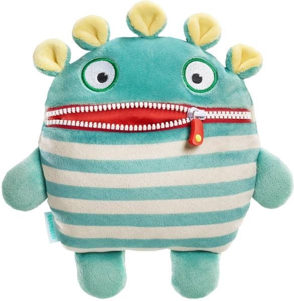Schmidt Games Sorgenfresser Schnulli, Peluche Verde Claro / Crema, 24 Cm