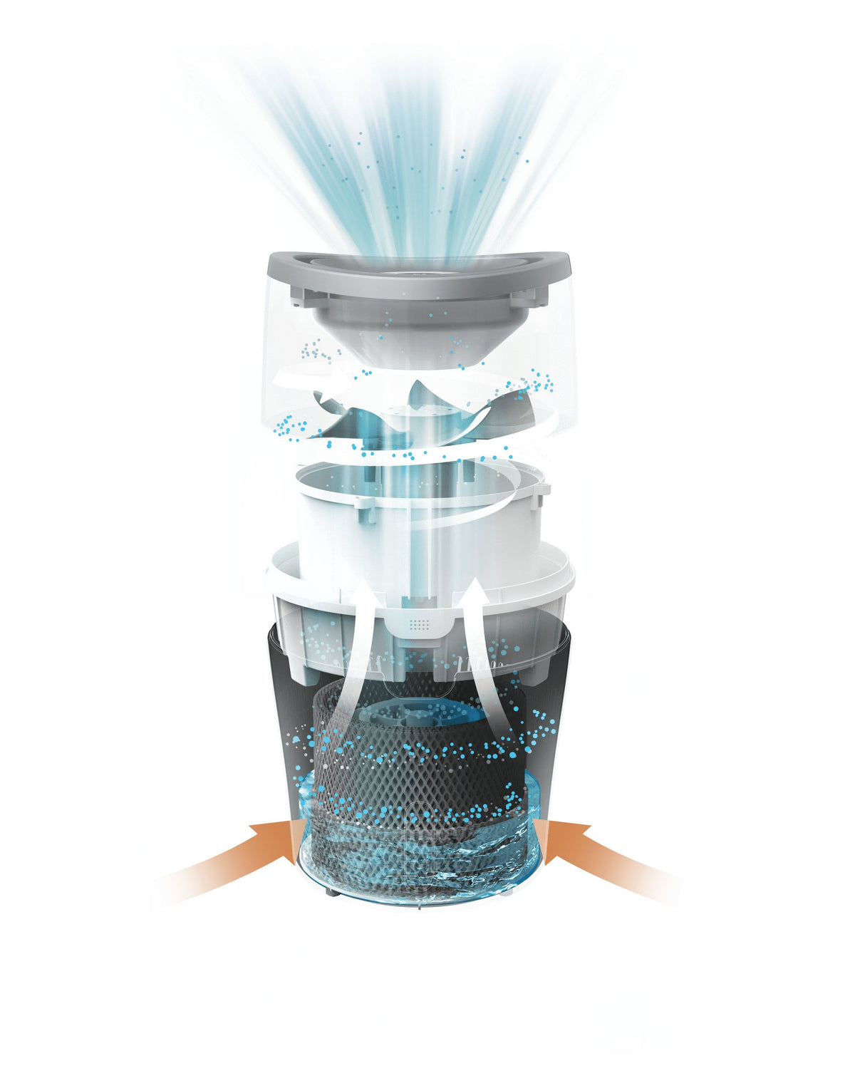 EAN 8710103786382 - Philips 2000 series HU4813/10 humidificador Natural 2 L Negro 18 W imagen 4