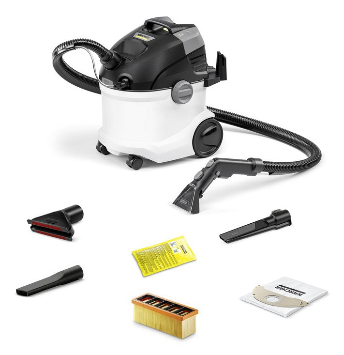 EAN 4066529034601 - Kärcher SE 5 CAR máquina de limpieza de alfombras De mano Negro, Blanco imagen 1