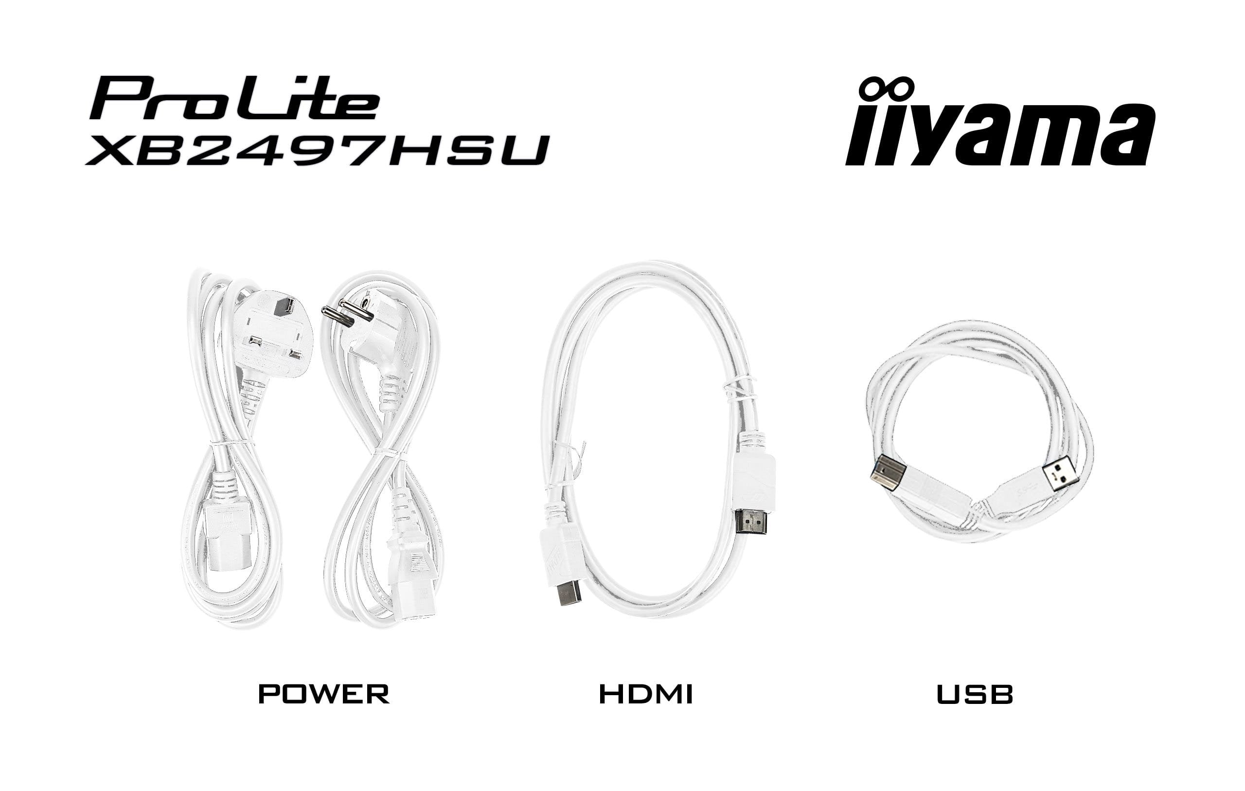 EAN 4948570125838 - iiyama ProLite XB2497HSU-W1 pantalla para PC 60,5 cm (23.8") 1920 x 1080 Pixeles Full HD LED Blanco imagen 19