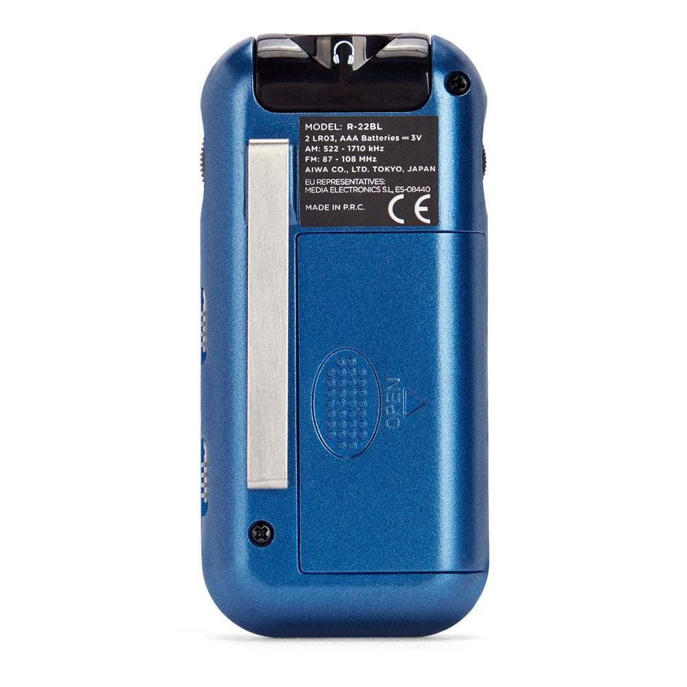EAN 8435256896947 - Aiwa R-22BL radio Personal Analógica Azul imagen 4