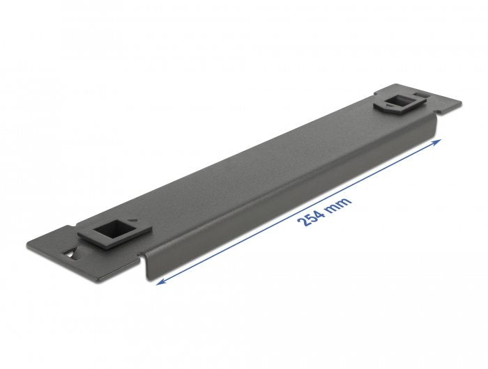 Delock 66576 Cubierta Ciega Sin Herramientas Para Gabinete De Red 1u Negro De 10?