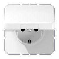 Jung Cd1520bfklww Schuko Steckdose M.Klappd. 16a 250v Cd Alpin