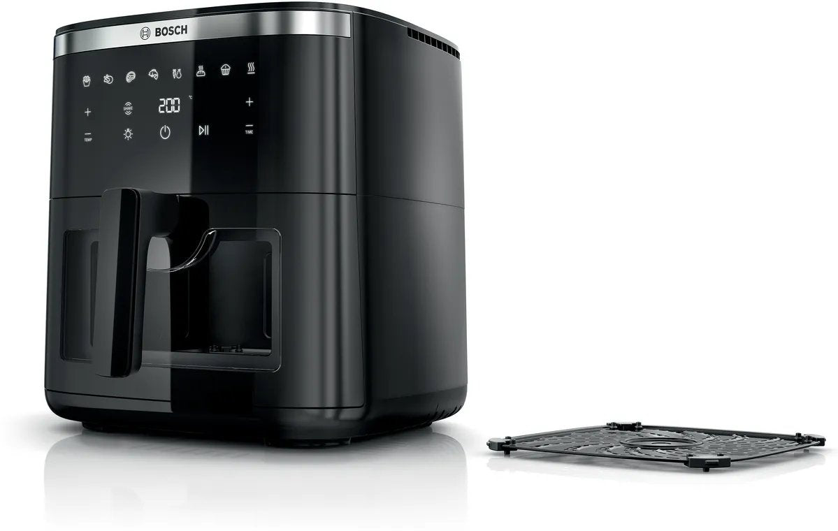 Bosch Serie 6 Mafs2671b Freidora Sencillo 7,2 L Independiente 1800 W Freidora De Aire Caliente Negro