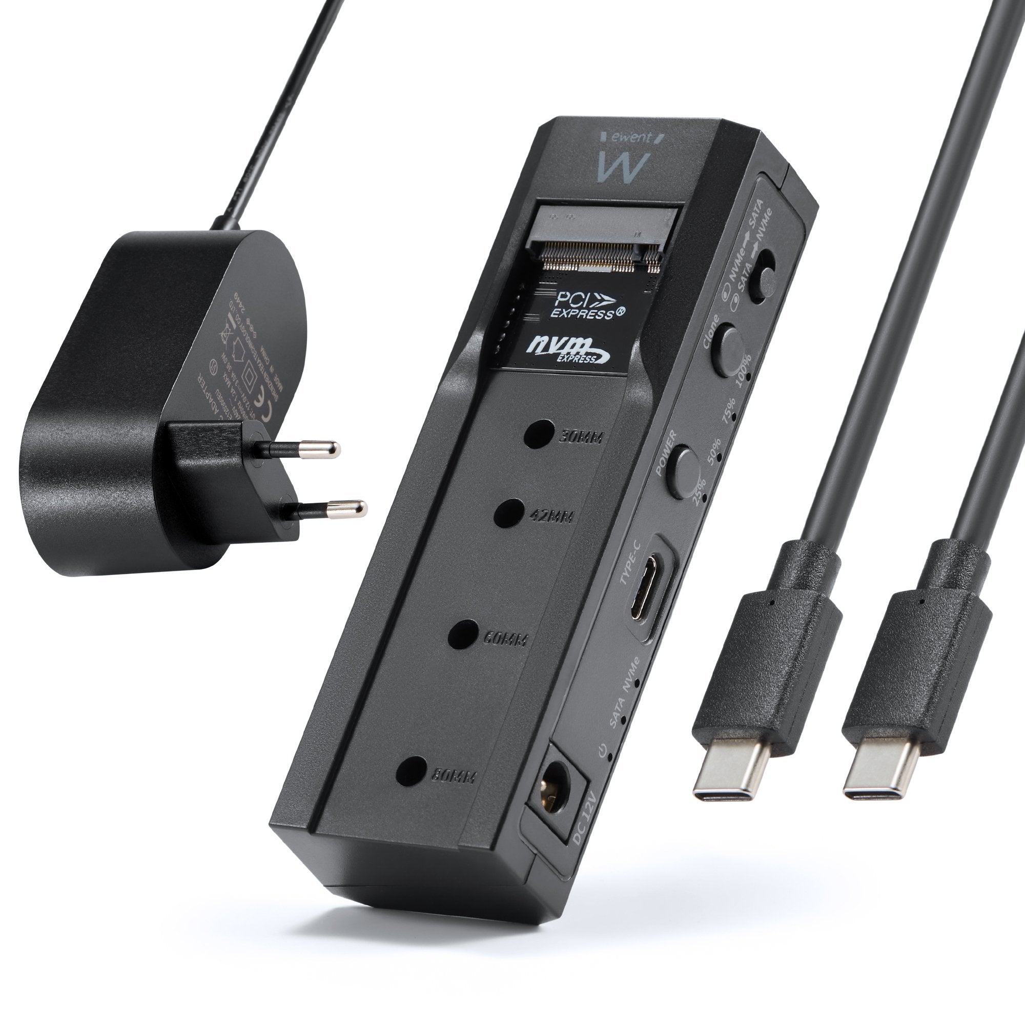 EAN 8052101435146 - Ewent EW7065 caja para disco duro externo Carcasa de disco duro/SSD Negro 2.5/3.5" imagen 1