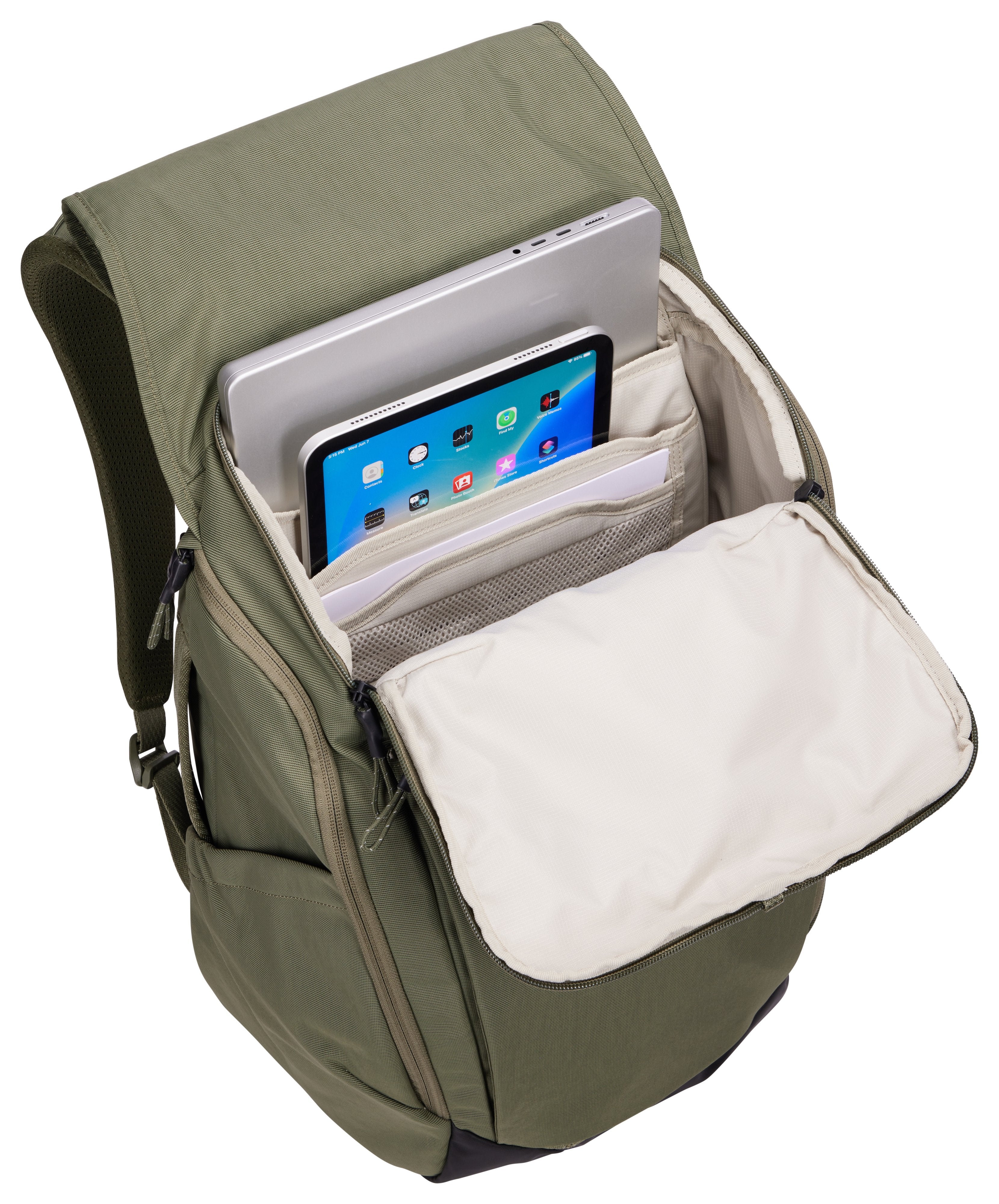 Mochila  Thule Paramount Parabp3216 Soft Green  Informal Verde Nylon, Poliéster