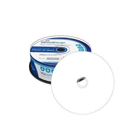 Mediarange Mr510 Disco Blu-Ray Lectura/Escritura (Bd) Bd-R Dl 50 Gb 25 Pieza(S)