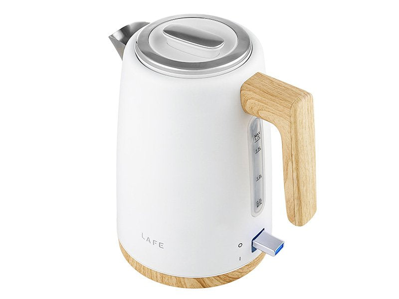 EAN 5907512874059 - Lafe LAFCZA47462 tetera eléctrica 1,7 L 2200 W Blanco, Madera imagen 3