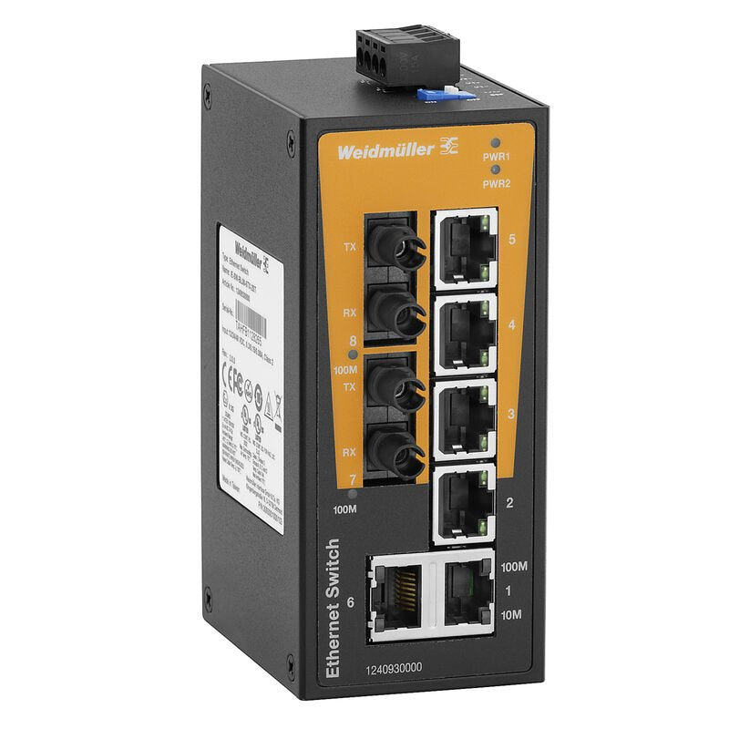 Weidmüller Ie-Sw-Bl08t-6tx-2st Industrial Ethernet Switch - Switch - Alambre De Cobre