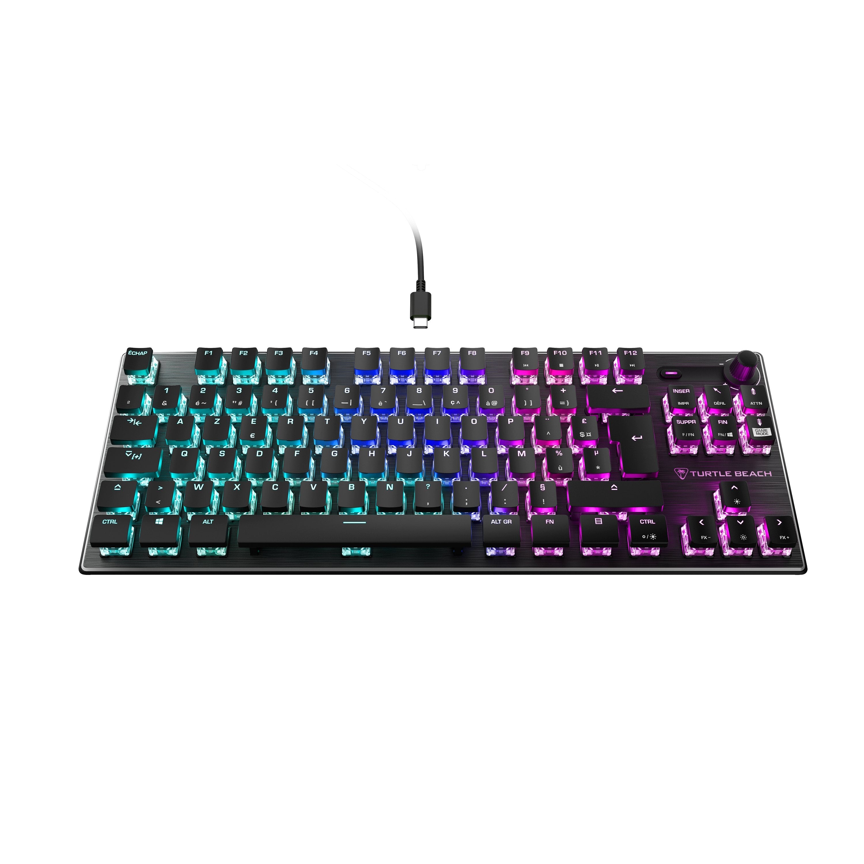 Turtle Beach Vulcan Tkl, Teclado De Juegos Negro, De-Layout, Titan Red Tbk-2001-02-De