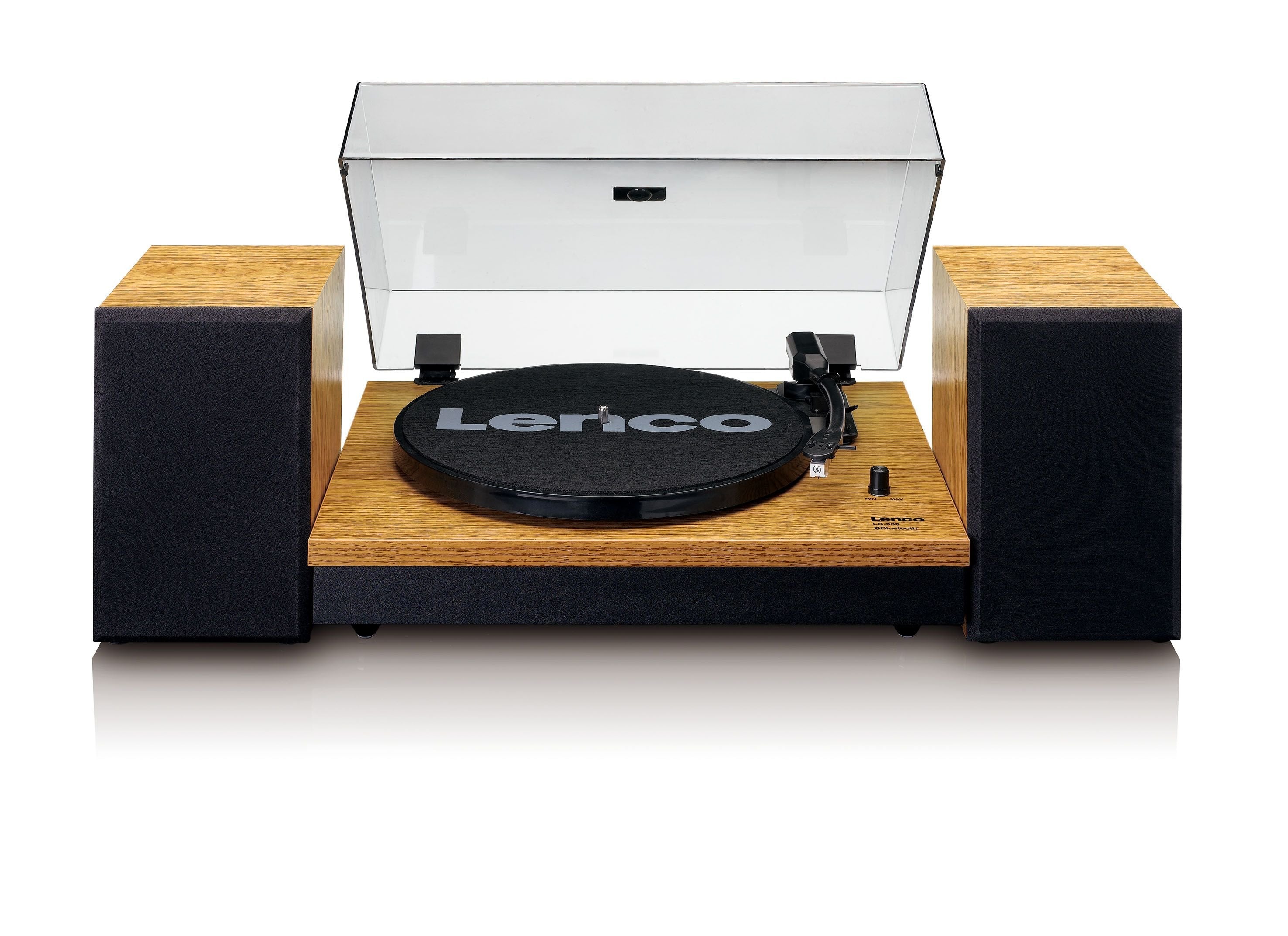 Lenco Ls-300 Tocadiscos De Tracción Por Correa Negro, Madera