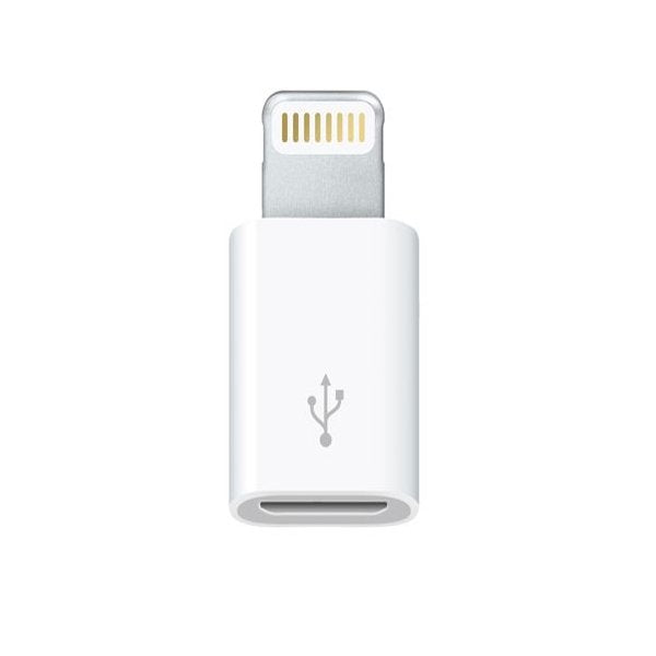 EAN 8436531555436 - 3GO A200 cambiador de género para cable Micro-USB B Lightning Blanco imagen 1