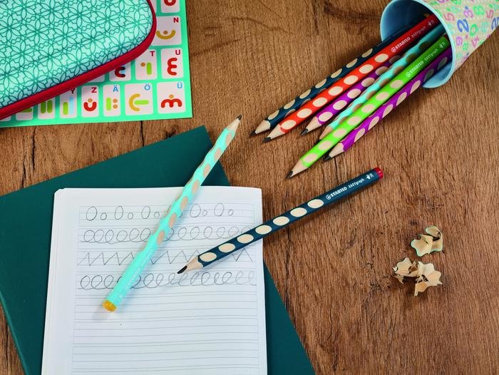 Stabilo Lapiz Easygraph Zurdos 321 Hb Azul -6u-