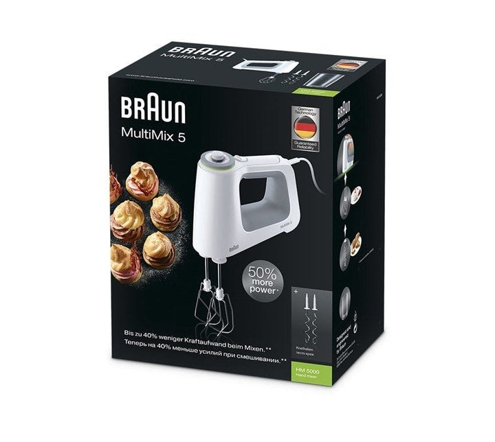 EAN 8021098773272 - Braun HM 5000 WH Batidora de mano 700 W Gris, Blanco imagen 4