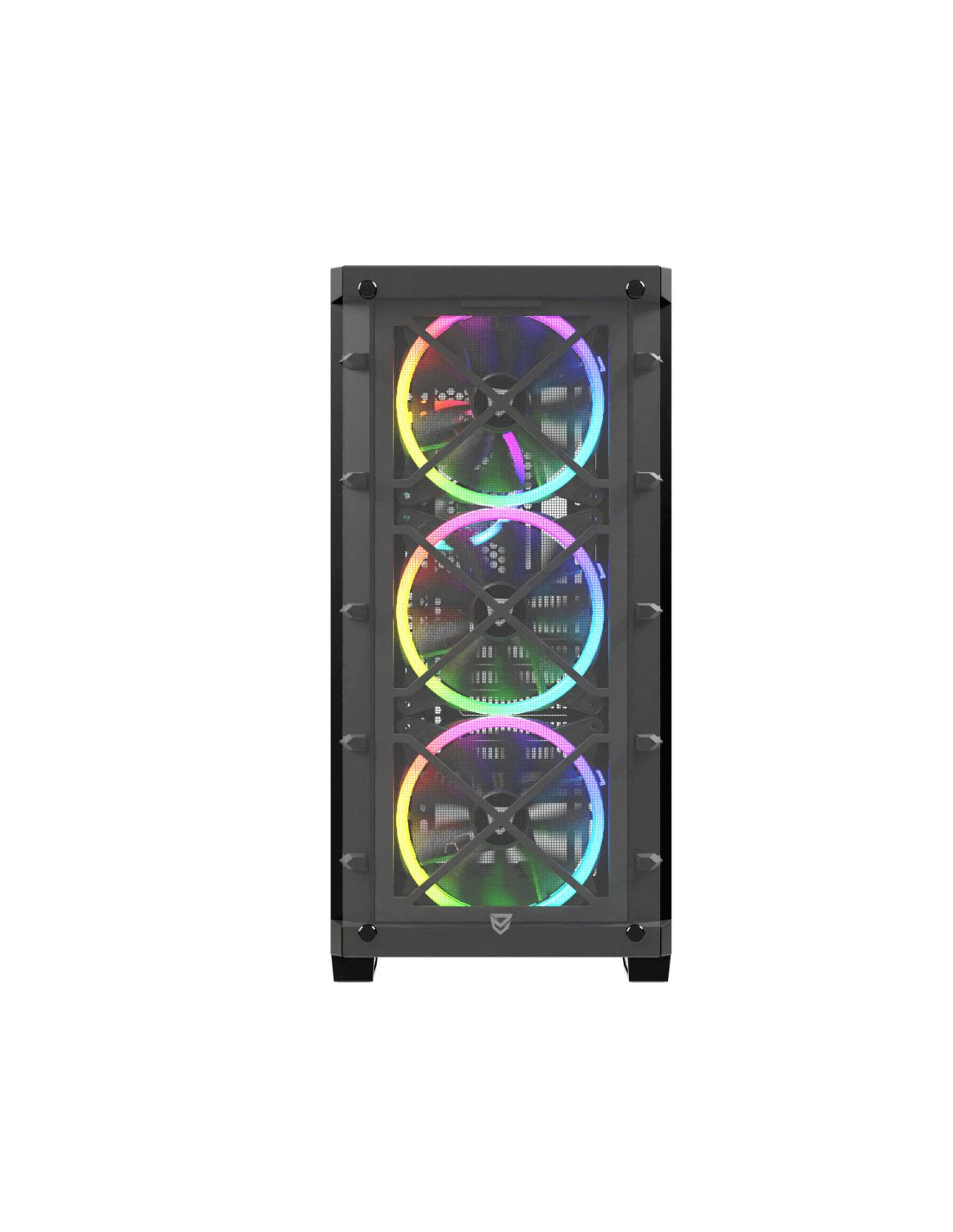 Nfortec Draco X Black Tempered Glass Usb 3.2 Black