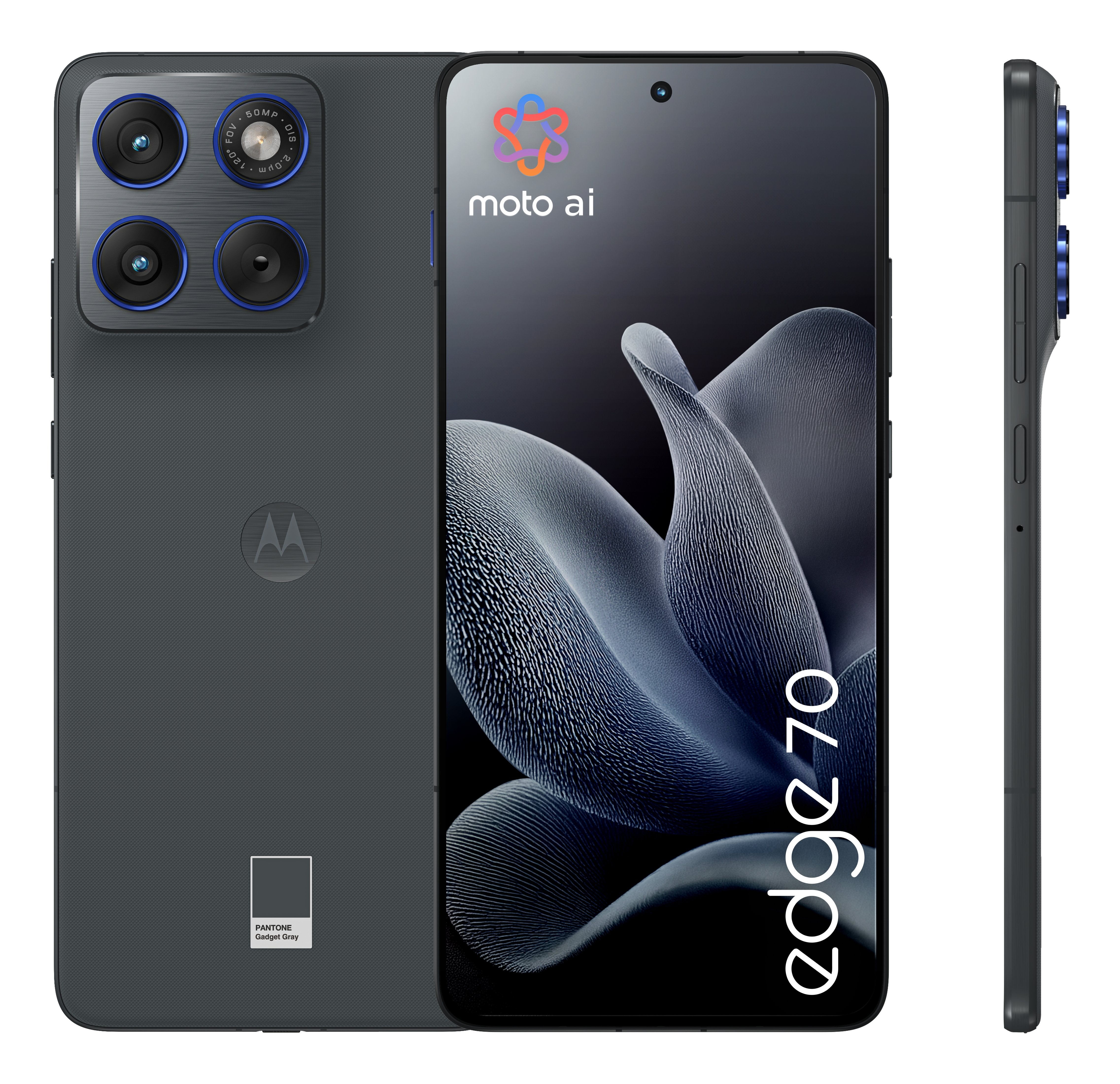 EAN 840493603377 - Motorola edge 70 17 cm (6.7") SIM doble Android 16.0 5G USB Tipo C 12 GB 512 GB 4800 mAh Gris imagen 2