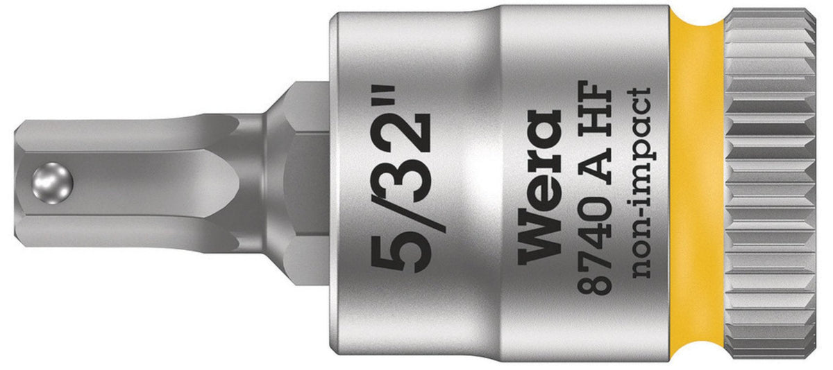Wera 8740 A 05003385001 Hexagonal Interior Vaso 5/32" 1/4" 6