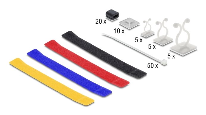 Delock Mantenimiento De Cable Box Set 99-Teilig