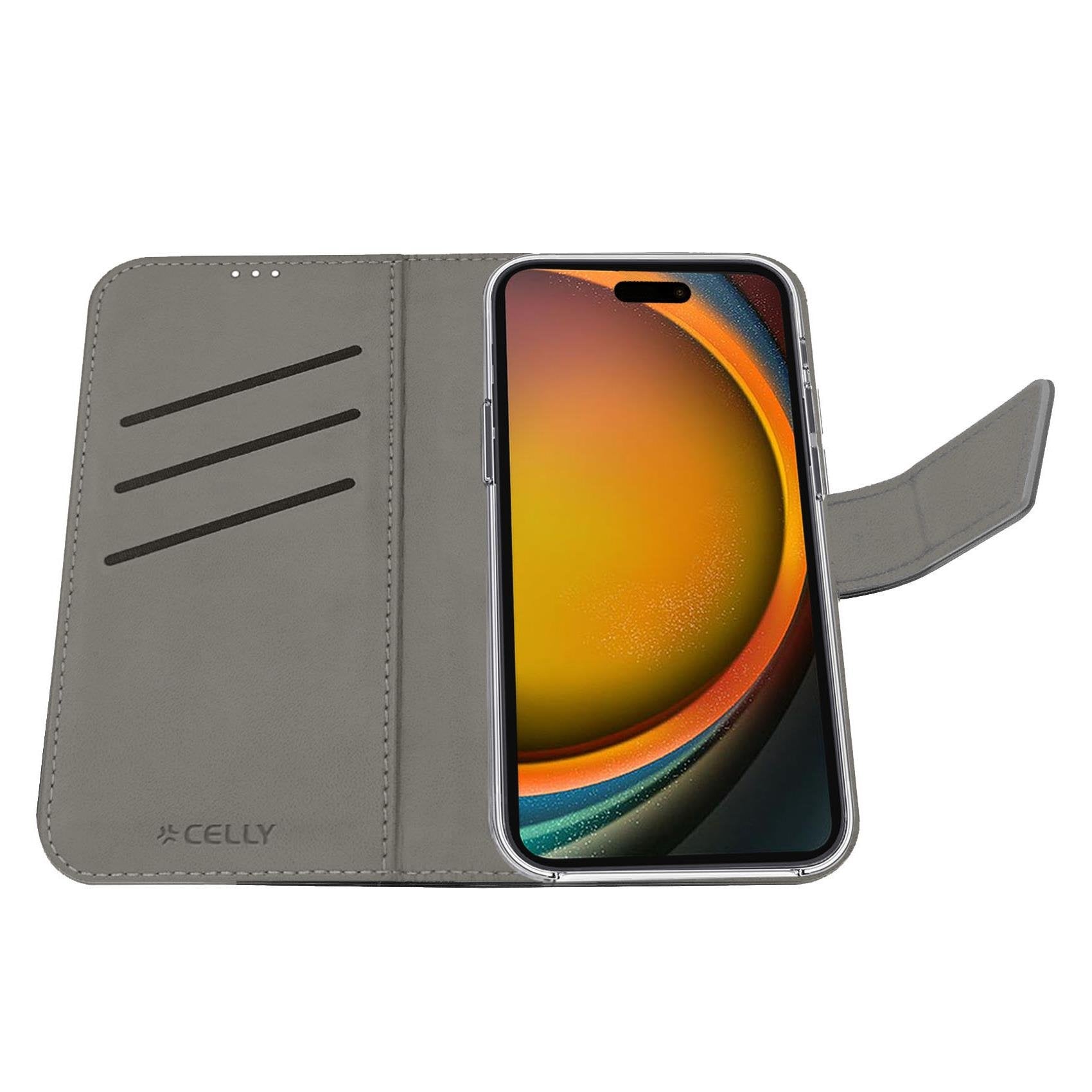 EAN 8021735223153 - Celly WALLY funda para teléfono móvil 16 cm (6.3") Funda cartera Arena imagen 4