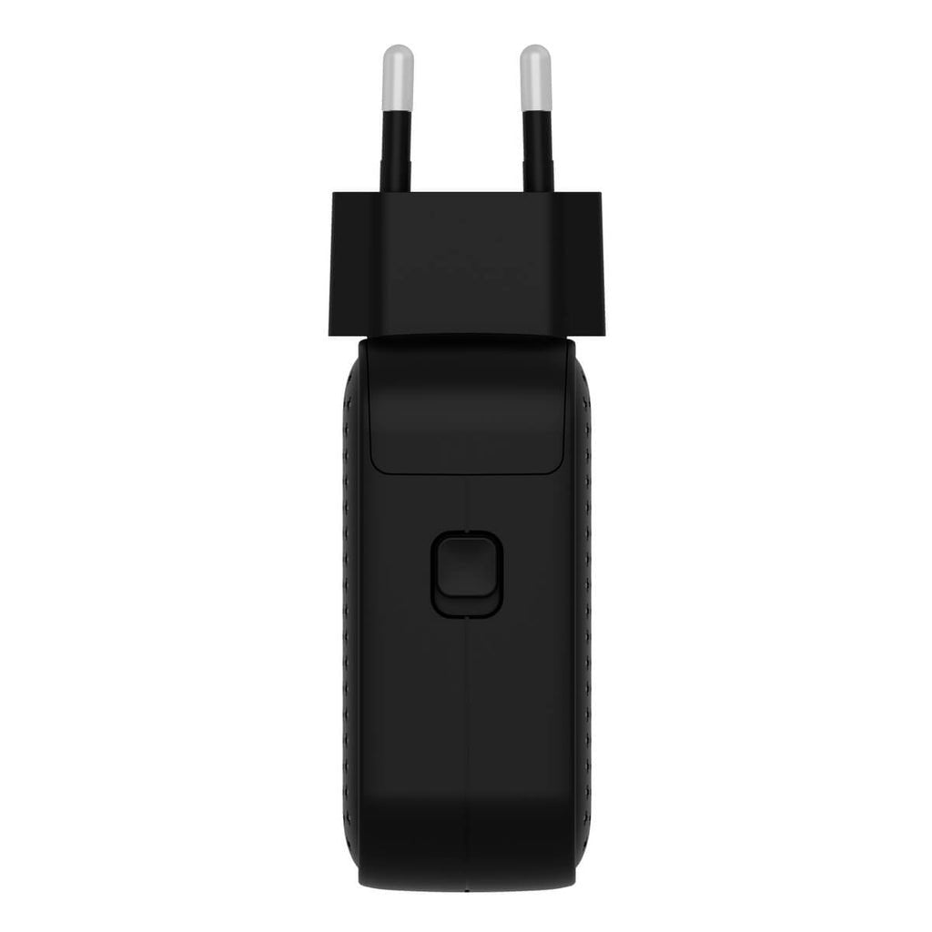 Catgador Targus Hyperjuice Gan 70 Vatios Power Delivery 3.0 + Pps Quick Charge 3.0 3 Conectores De Salida (2 Usb-C Usb) Negro