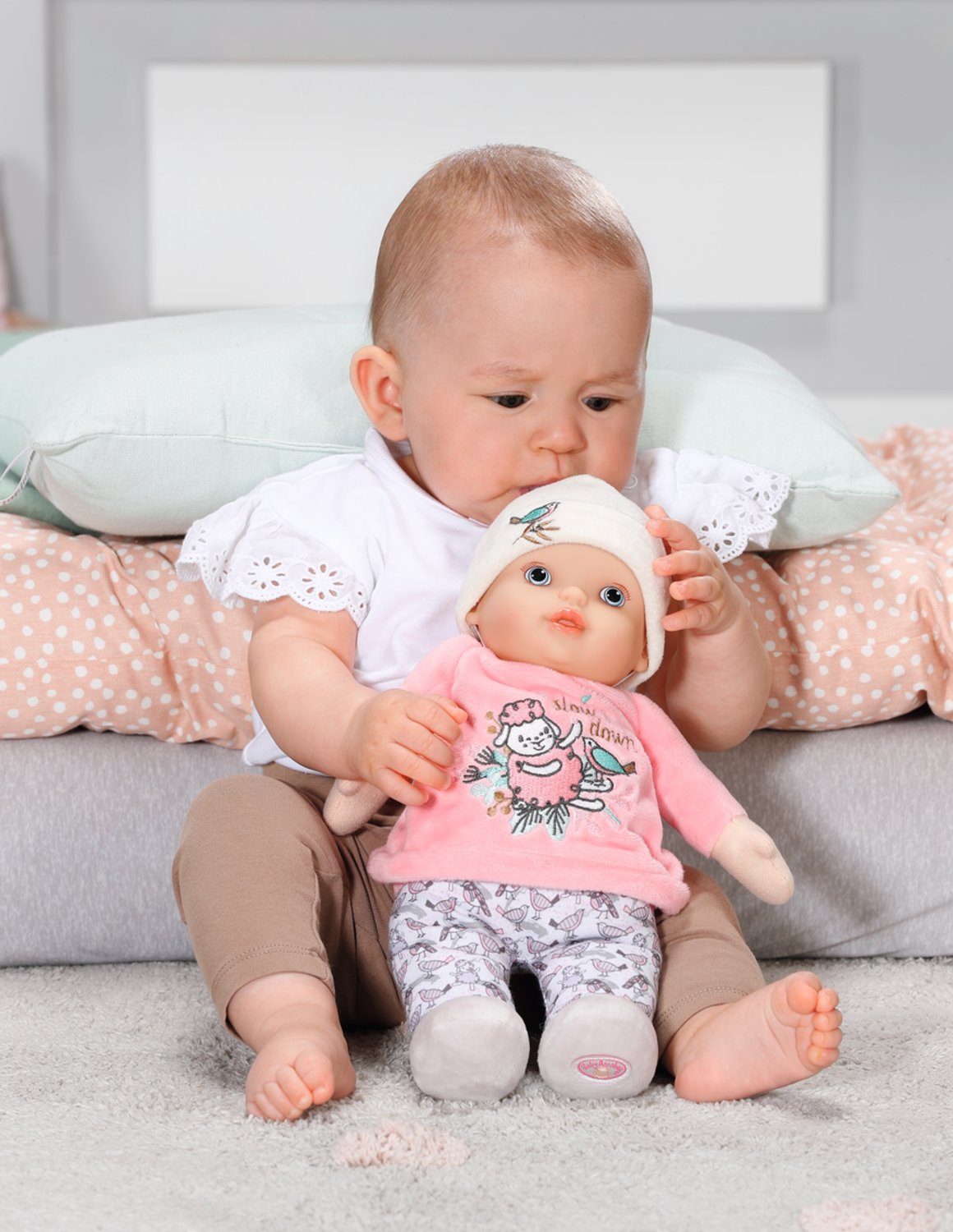 Zapf Creation Baby Annabell® Sweetie Para Bebés 30cm, Muñeca Con Sonajero En Su Interior 706428