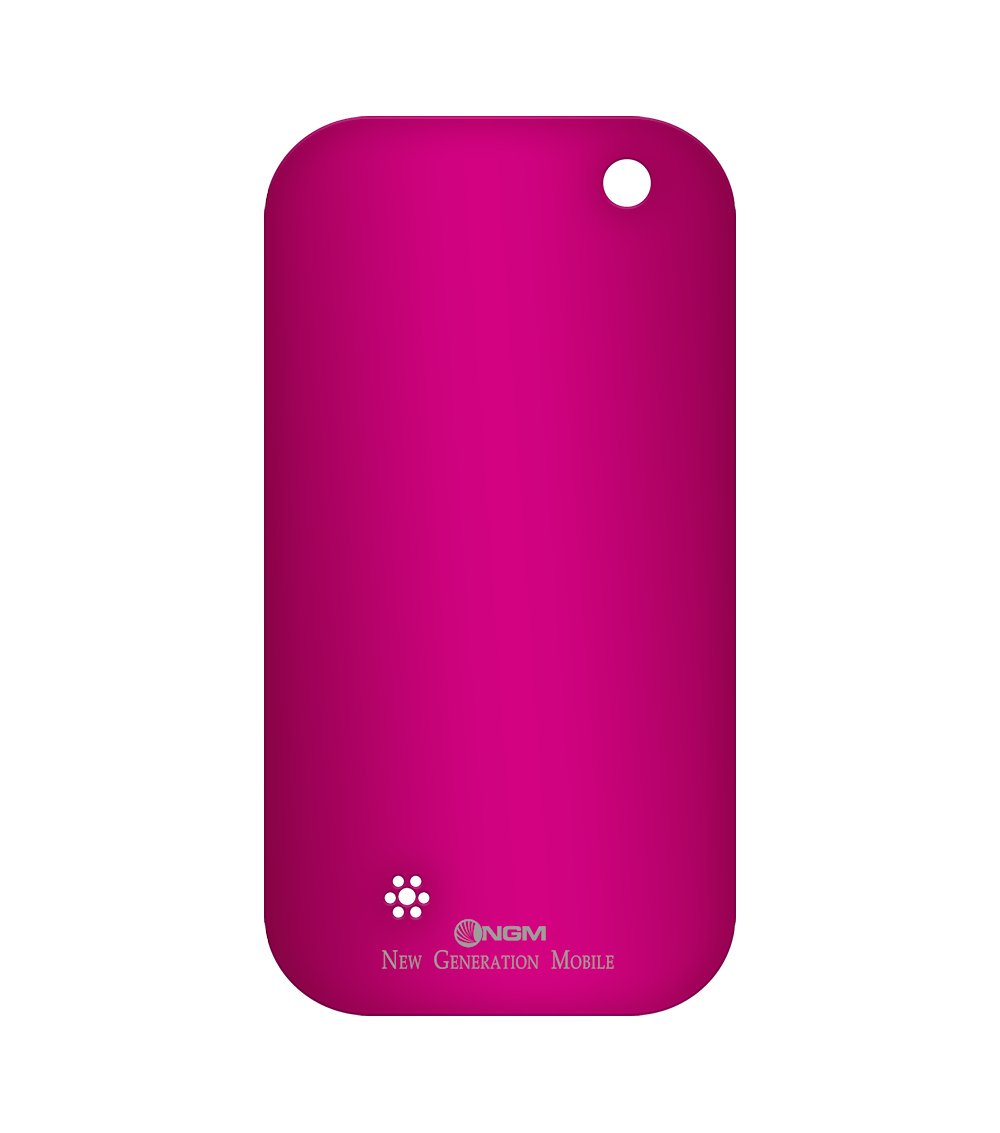 Ngm Back Cover Soap Touch Pack 4 Cover Red, Yellow, Blue, Fuxia