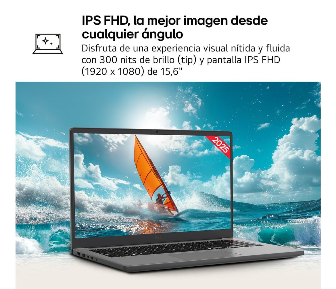 Portátil Lg Gram Book 15ud50t-G.Ax55b Intel Core I5-1334u 16gb 512gb Ssd 15.6' Sin Sistema Operativo