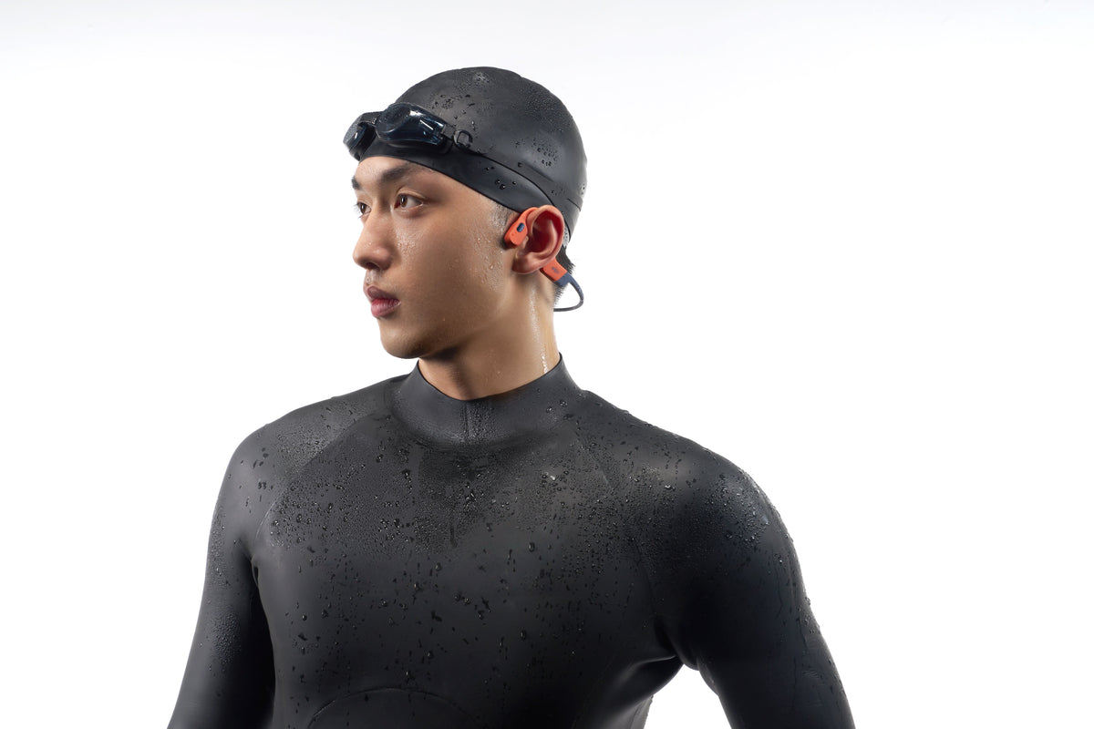 EAN 0810092678601 - SHOKZ OpenSwim Pro Auriculares Inalámbrico Banda para cuello Deportes Bluetooth Negro, Rojo imagen 15