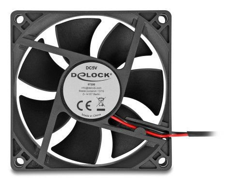 EAN 4043619672905 - DeLOCK 67290 sistema de refrigeración para ordenador Carcasa del ordenador Ventilador 8 cm Negro 1 pieza( imagen 1