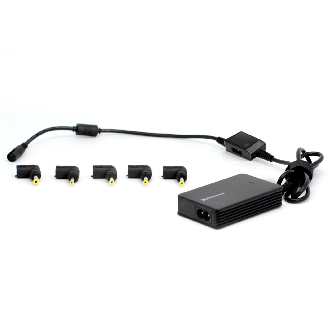 Adaptador Cargador De Corriente Universal Automatico  Phoenix Phcharger40+ 40w  (Incluye 5 Conectores)  Para Portatiles Y Netbooks Con Puerto Usb