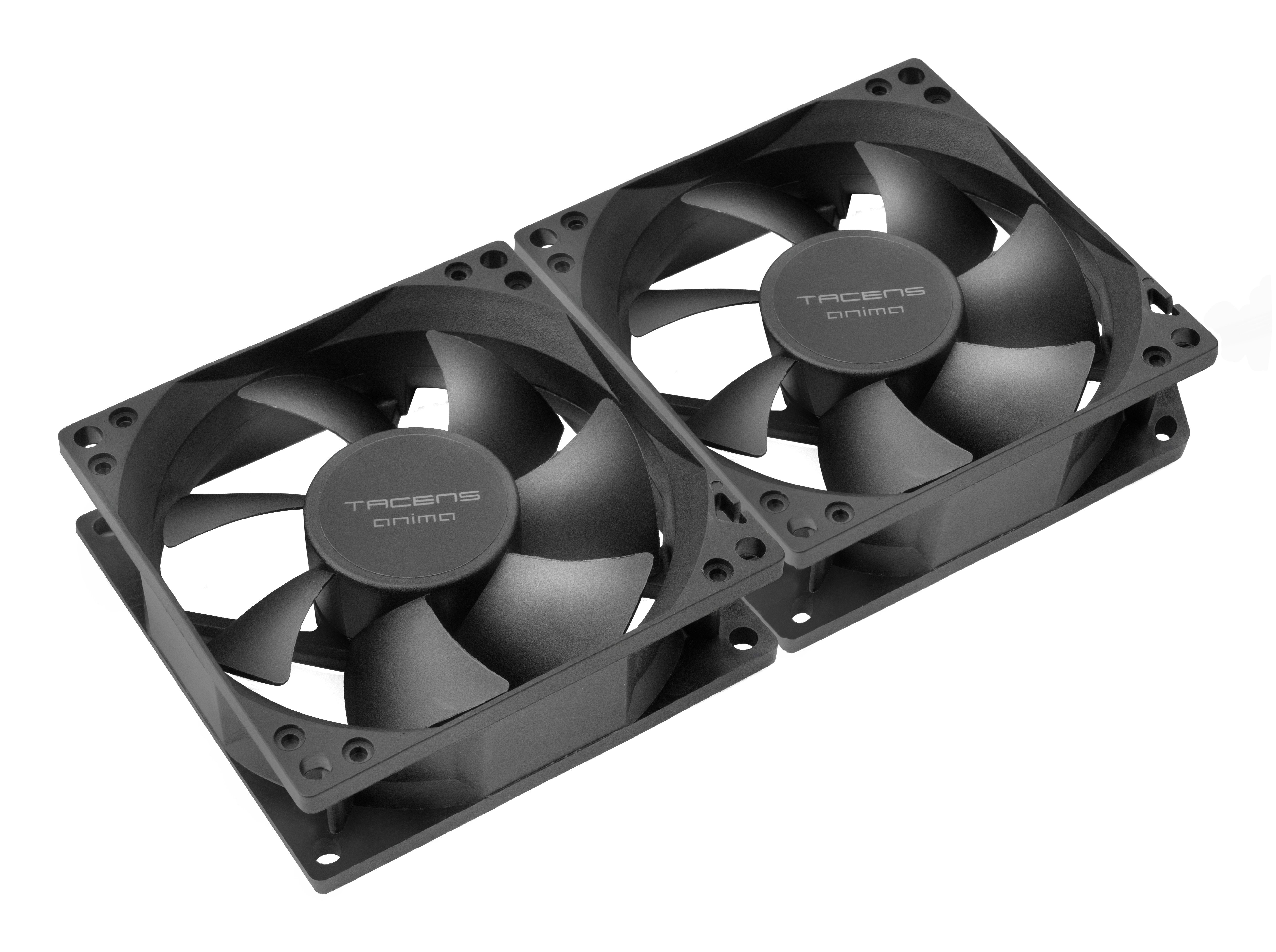 Ventilador Pc  Interno Tacens Anima Af8x2 8x8 Bajo Ruido 12db, Fluxus Bearing Pack  2