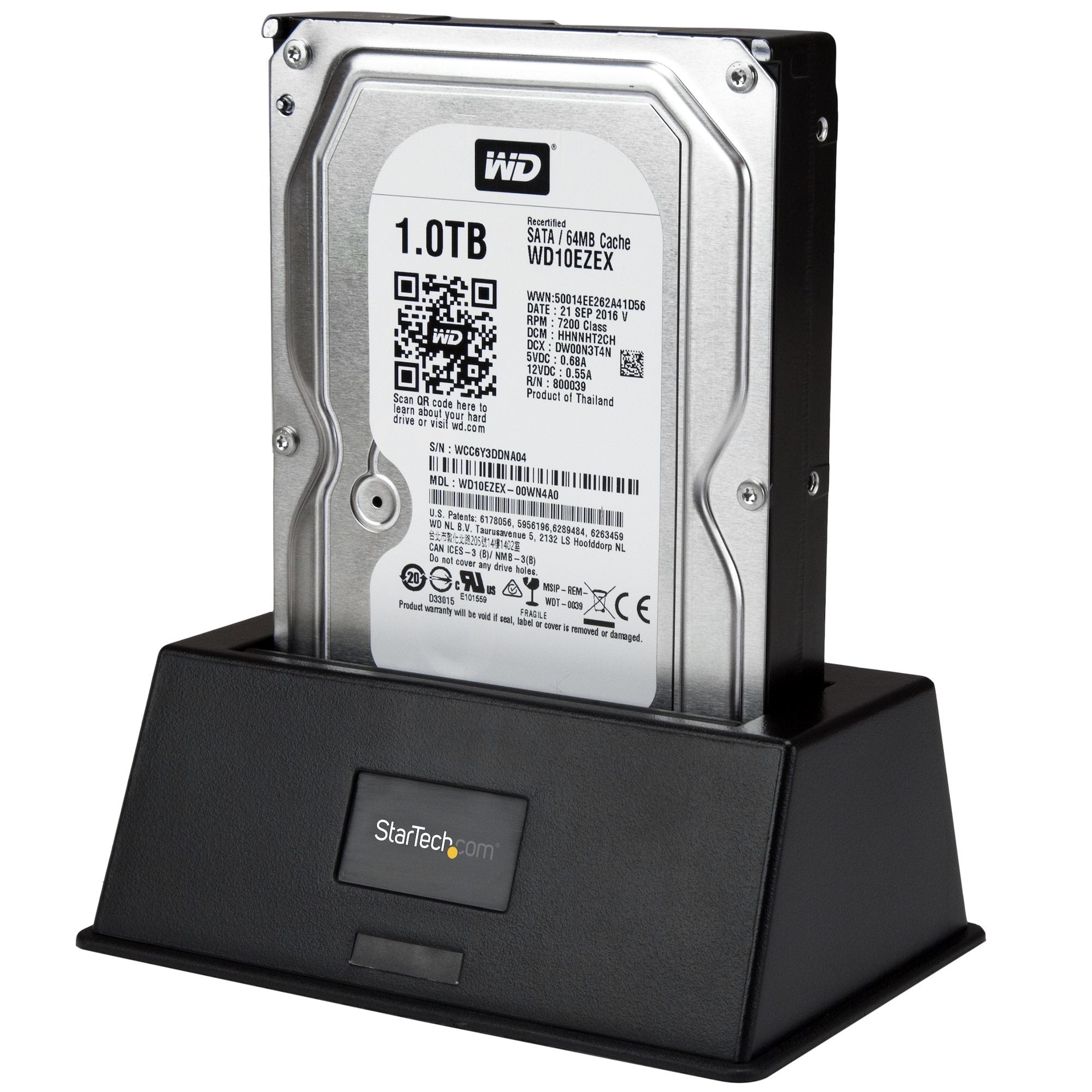 EAN 0065030855303 - StarTech.com SDOCKU33BV base de conexión para disco duro USB 3.2 Gen 1 (3.1 Gen 1) Type-B imagen 3
