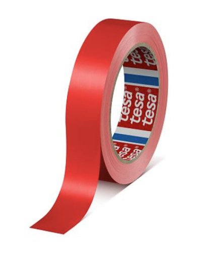 Tesa Packband 66m X 9mm Rot