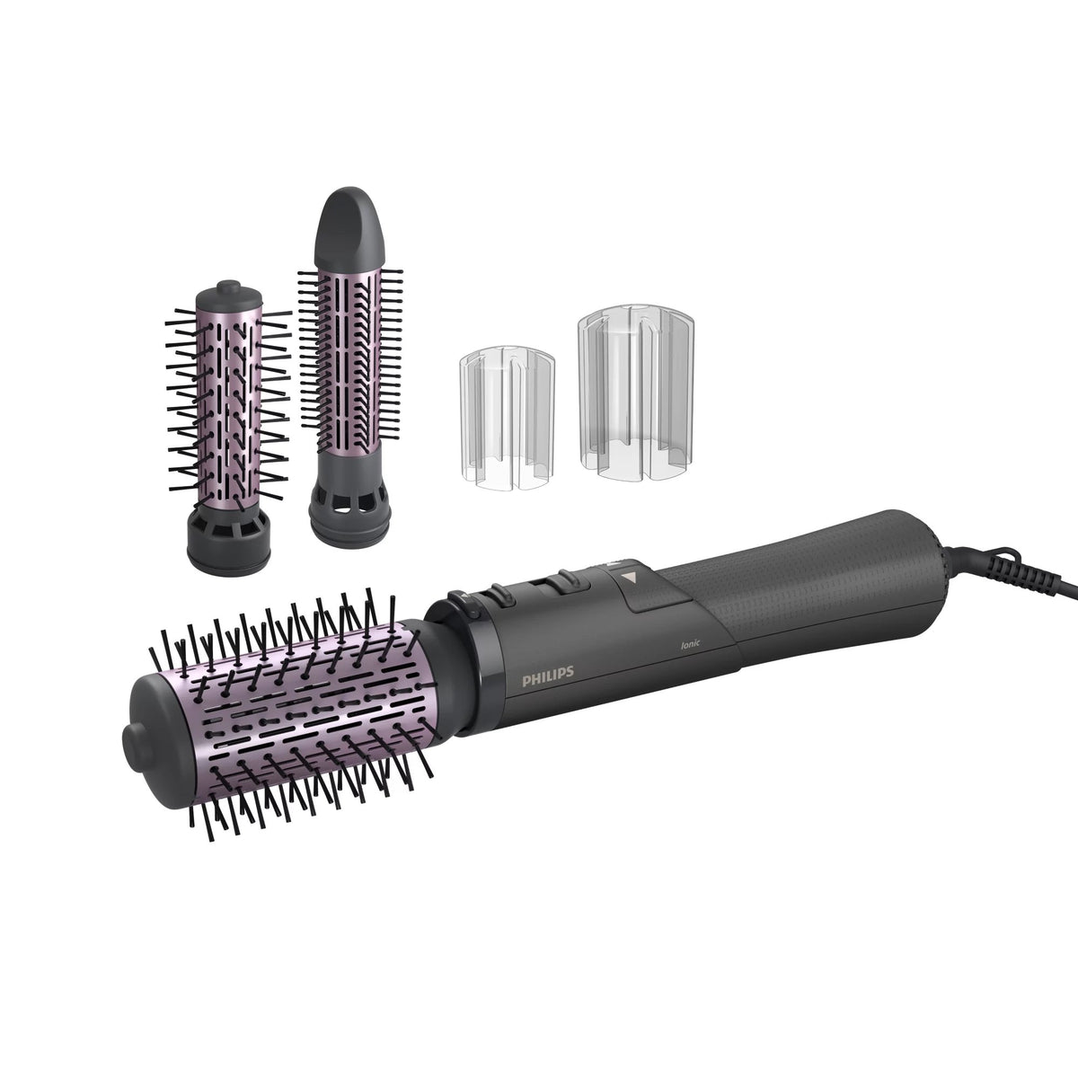 EAN 8720689002820 - Philips 7000 series BHA715/00 Utensilio de peinado Cepillo rizador Caliente Gris, Rosa 1000 W 1,8 m imagen 1