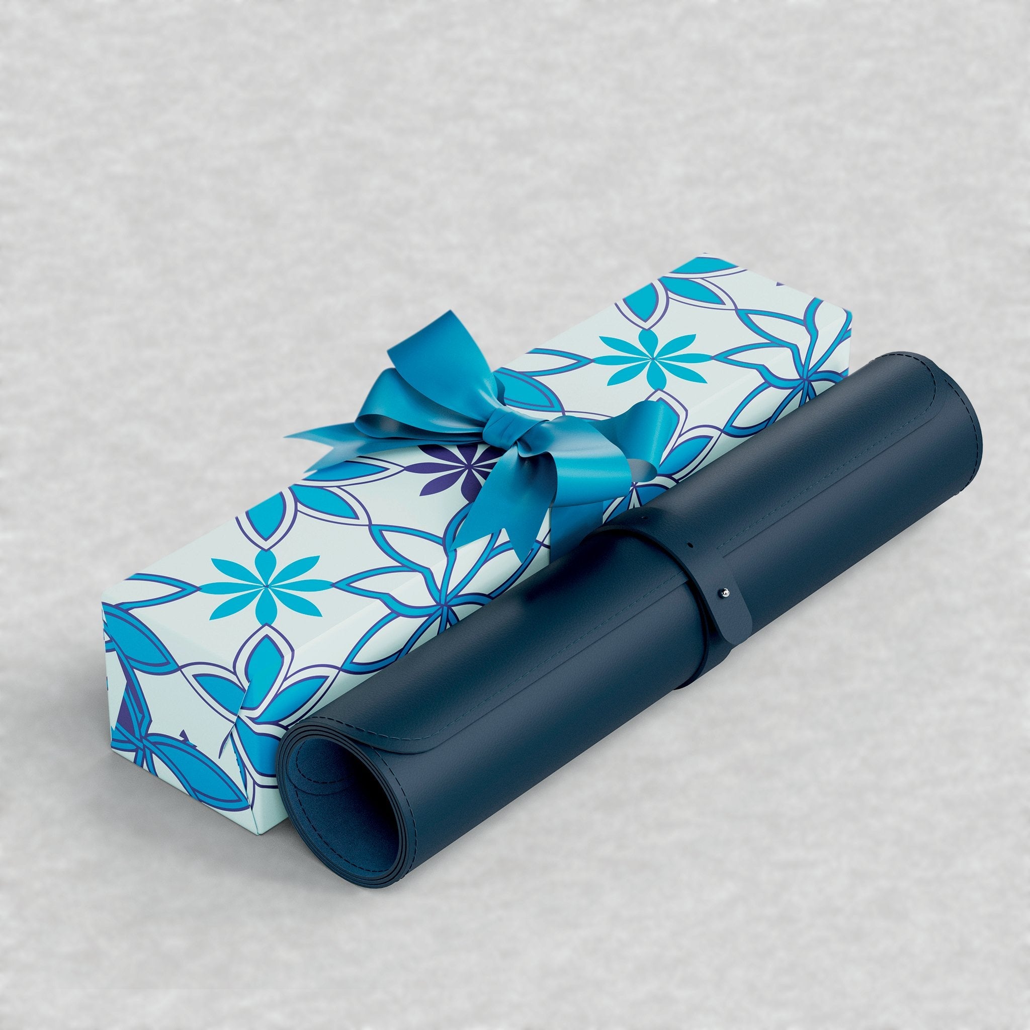 Leitz Alfombrilla De Escritorio Grande 80x40cm - Espesor 2mm - Antideslizante - Impermeable - Azul Oscuro