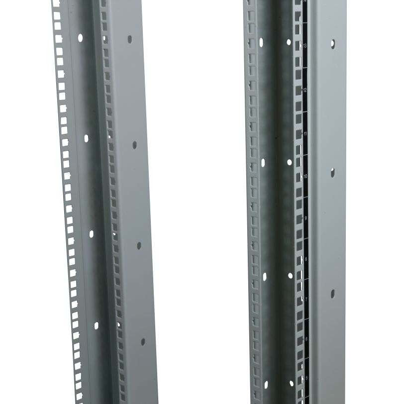 Allnet 19\"Grundgemell, 12he, B600/T 600mm, Lichtgris, Srb-Serie