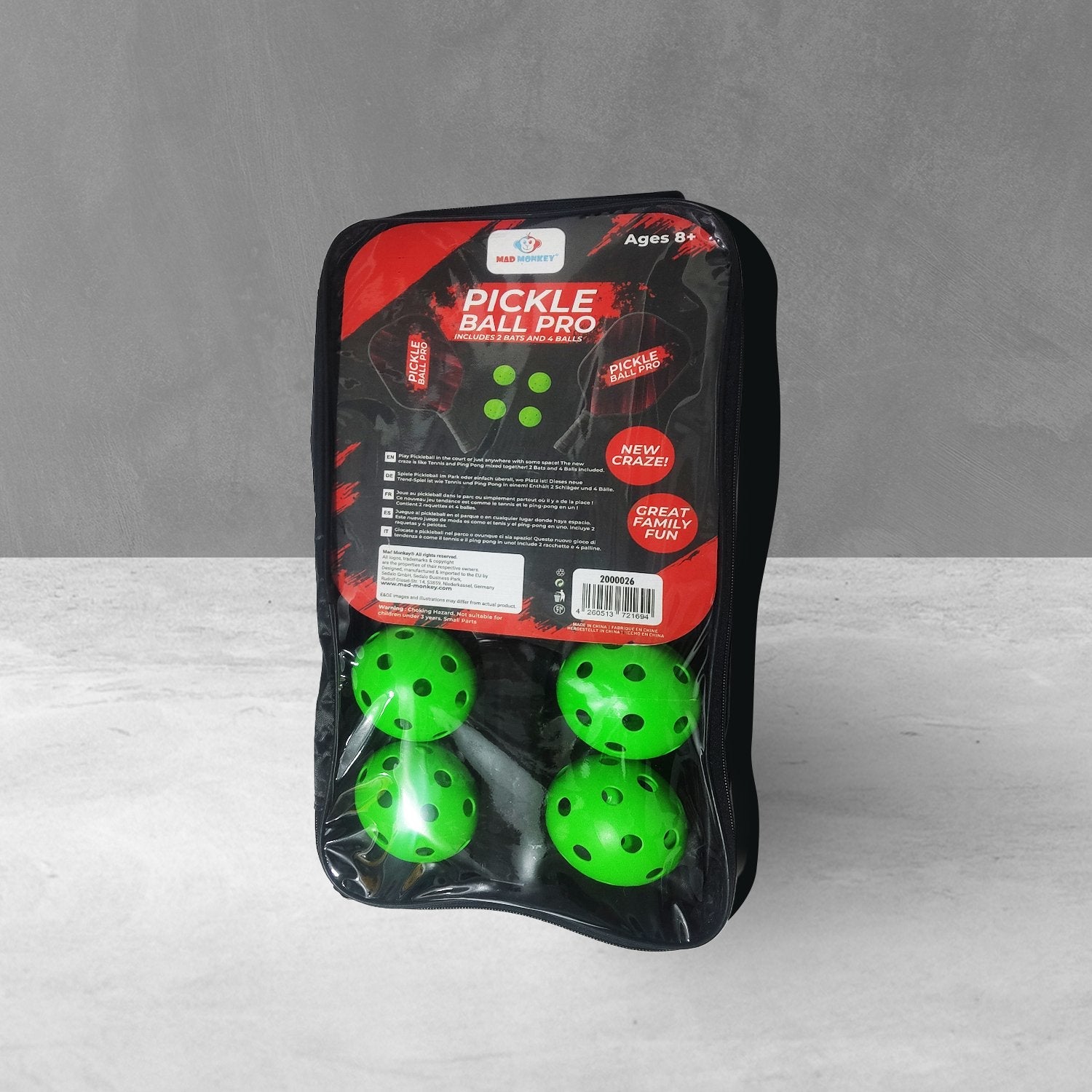 EAN 4260513721694 - Mad Monkey Pickleball Racket Set imagen 5