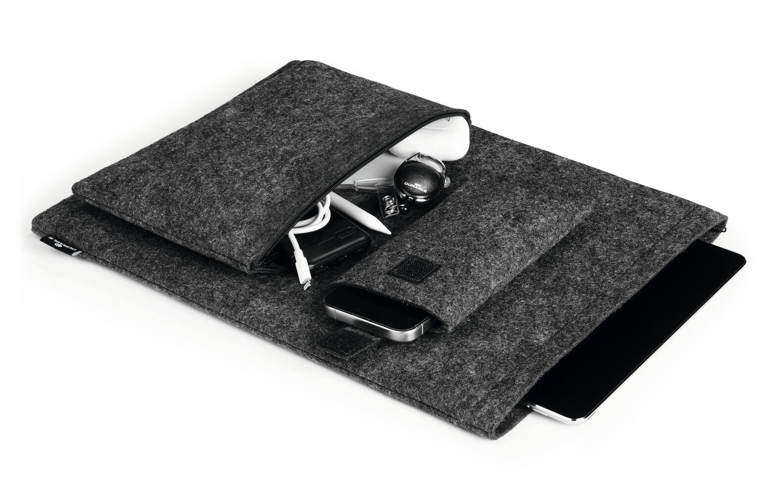 Durable Schutzhülle Multibag Effect 16.4'' Para Laptops Pet-Filz Anthrazit