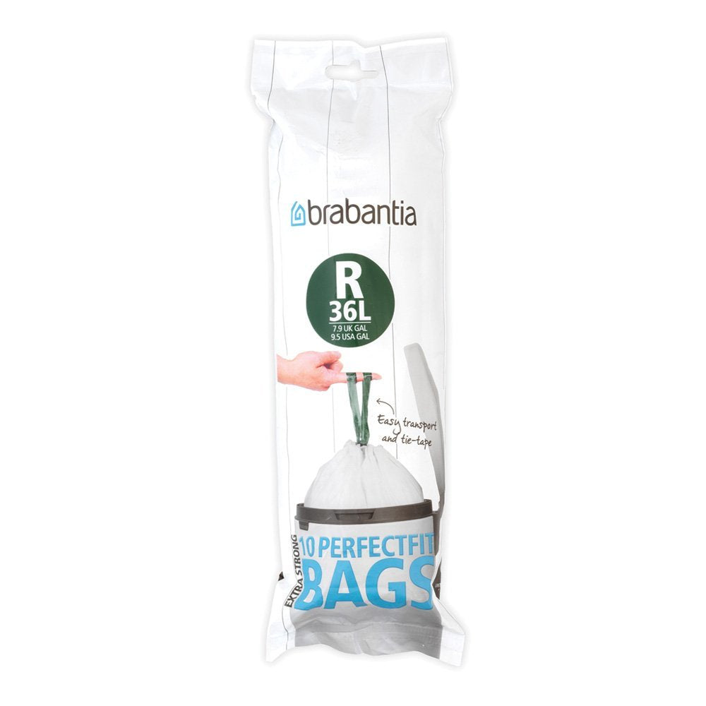 Brabantia 115622 Bolsa Para Basura 36 L Blanco 10 Pieza(S)
