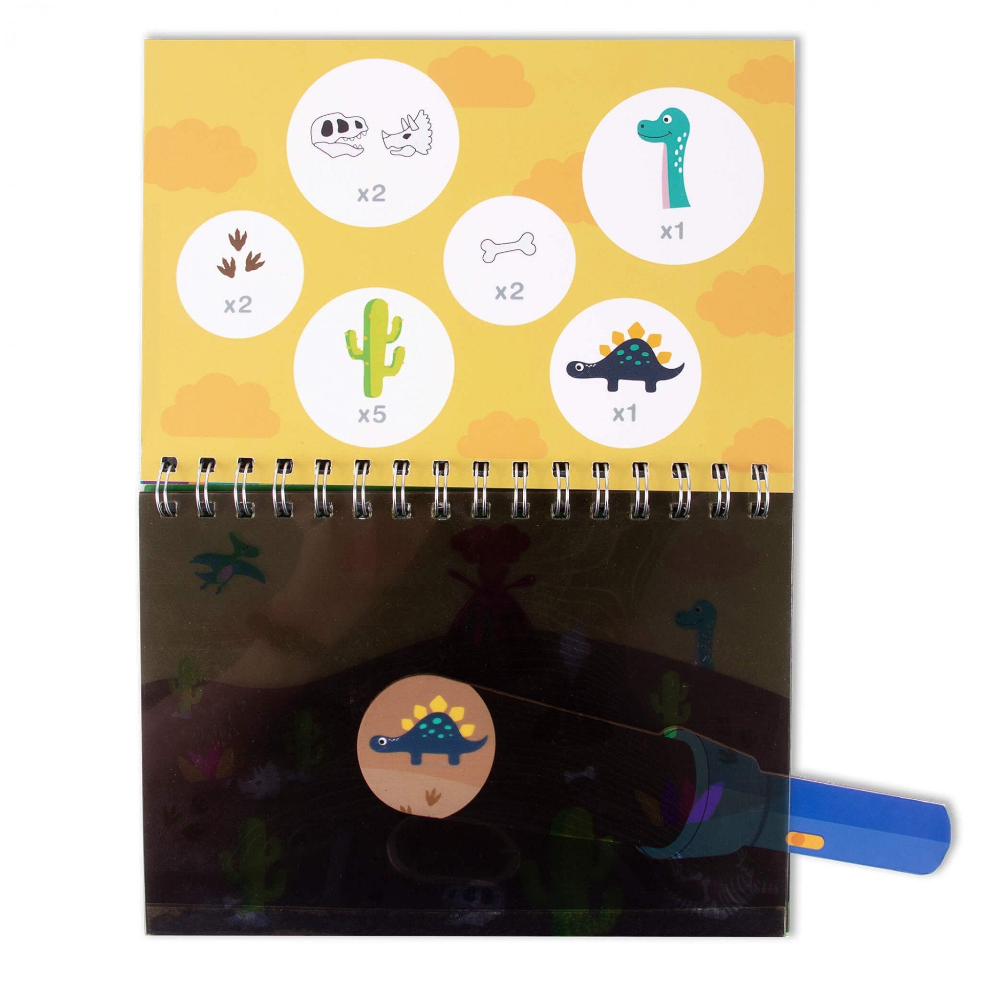 EAN 8410782192046 - APLI Kids Dinosaurs Look & find pad Juego de mesa Concentración imagen 2