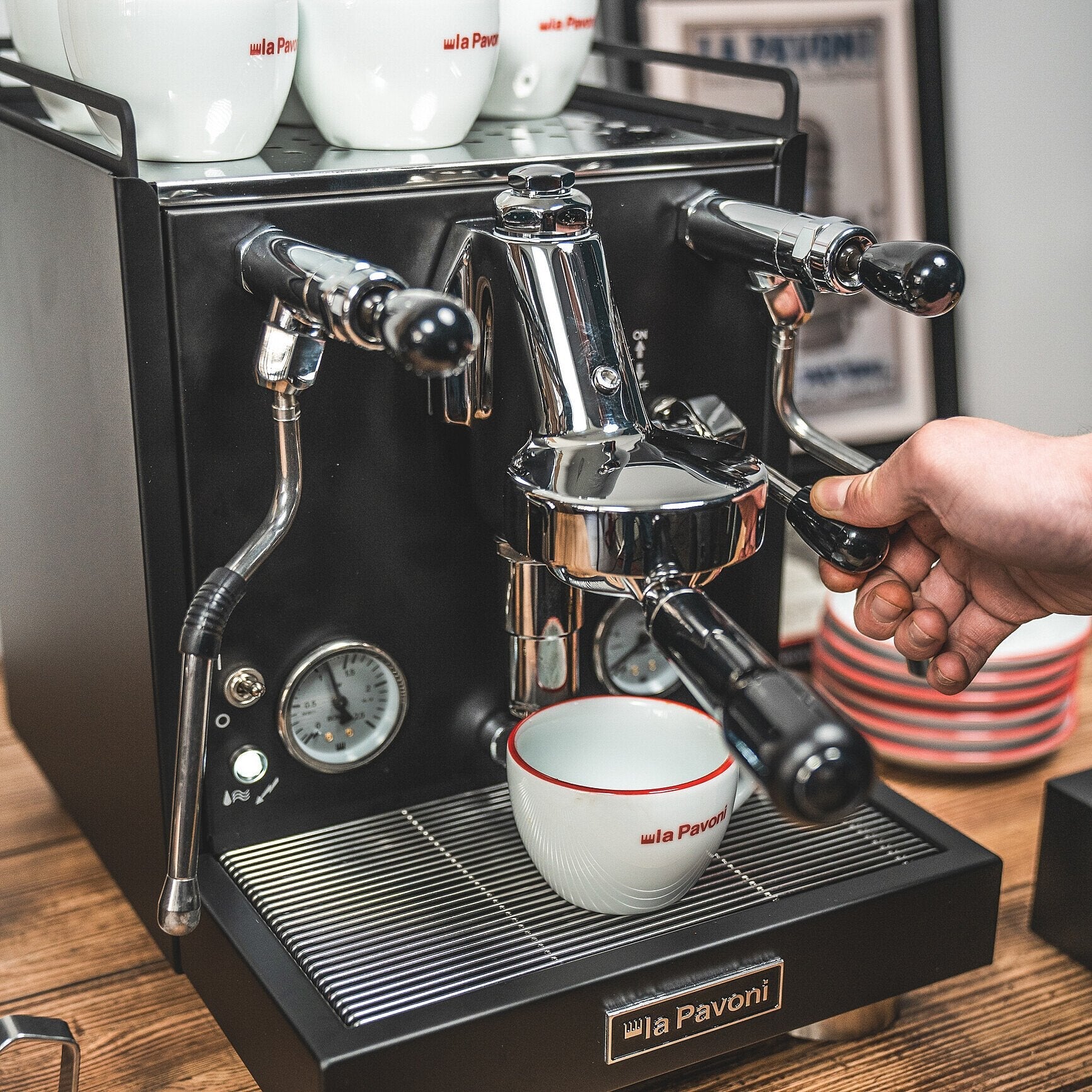 La Pavoni Espressomachine (Lpscvb01eu) New Cellini Evolution Negro Negro