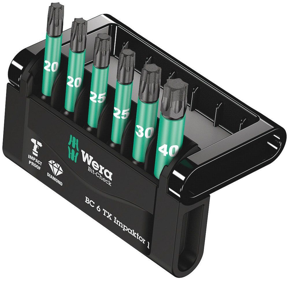 EAN 4013288157744 - Wera Bit-Check punta de destornillador 6 pieza(s) imagen 1