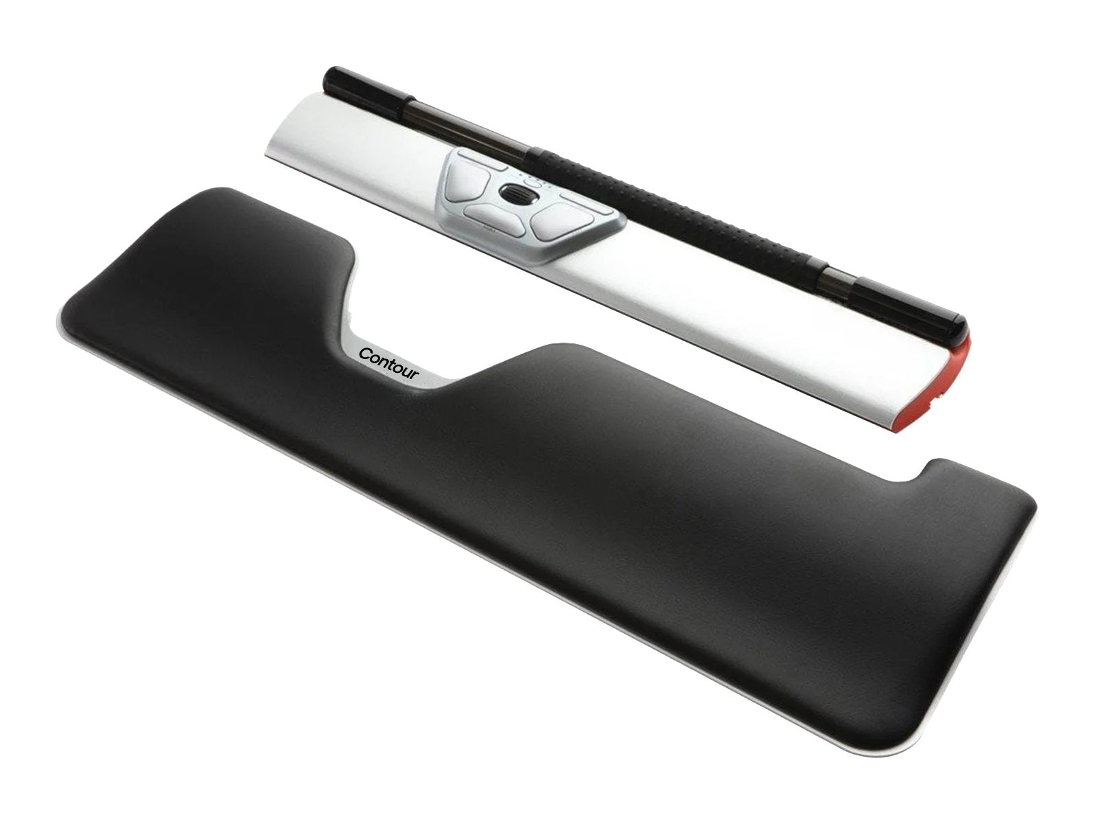 EAN 0743870006740 - Contour Design Red Plus palmsupport Extended descansa muñecas Negro, Plata imagen 3