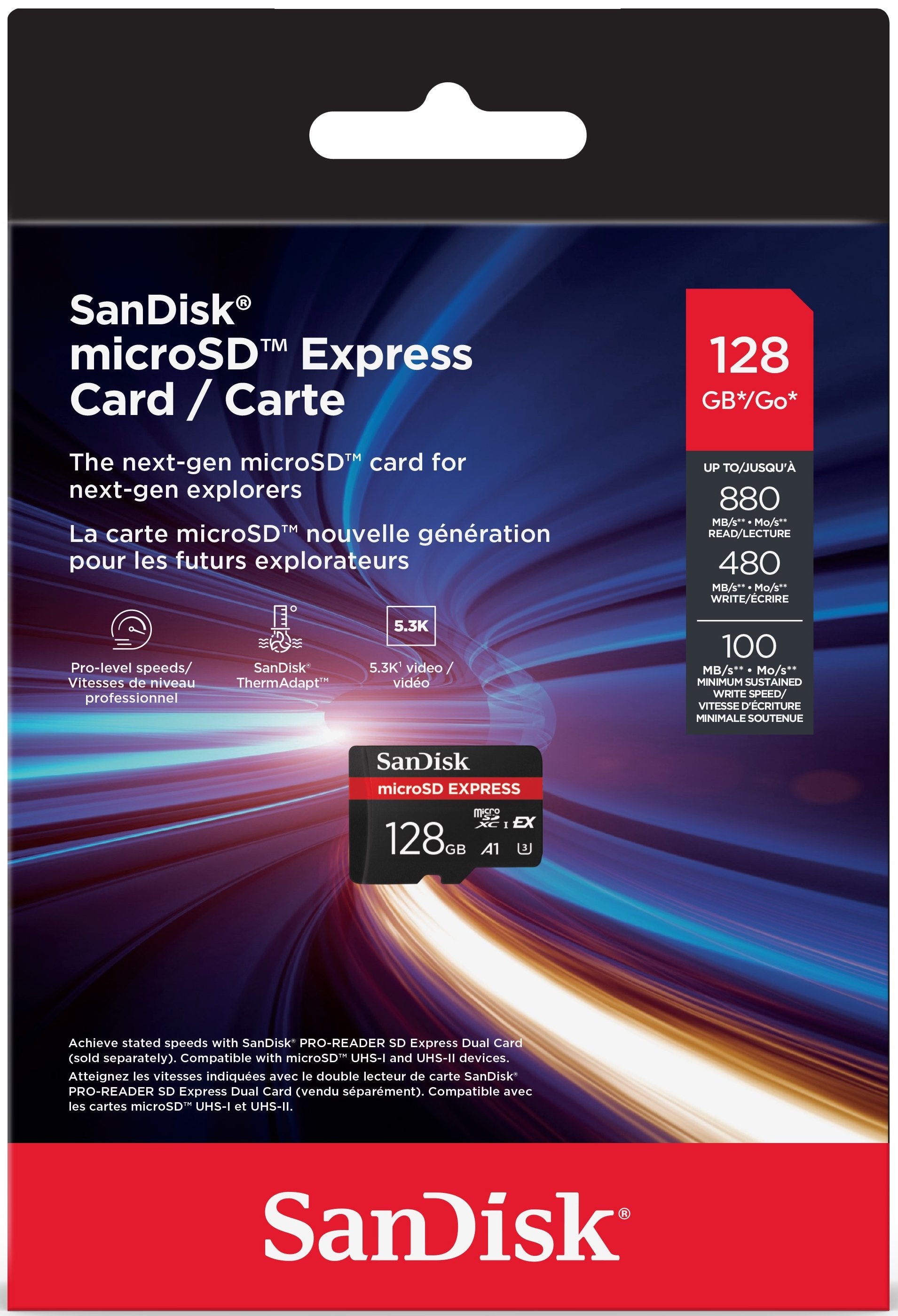 EAN 0619659202088 - SanDisk Express 128 GB MicroSDXC UHS-I imagen 2