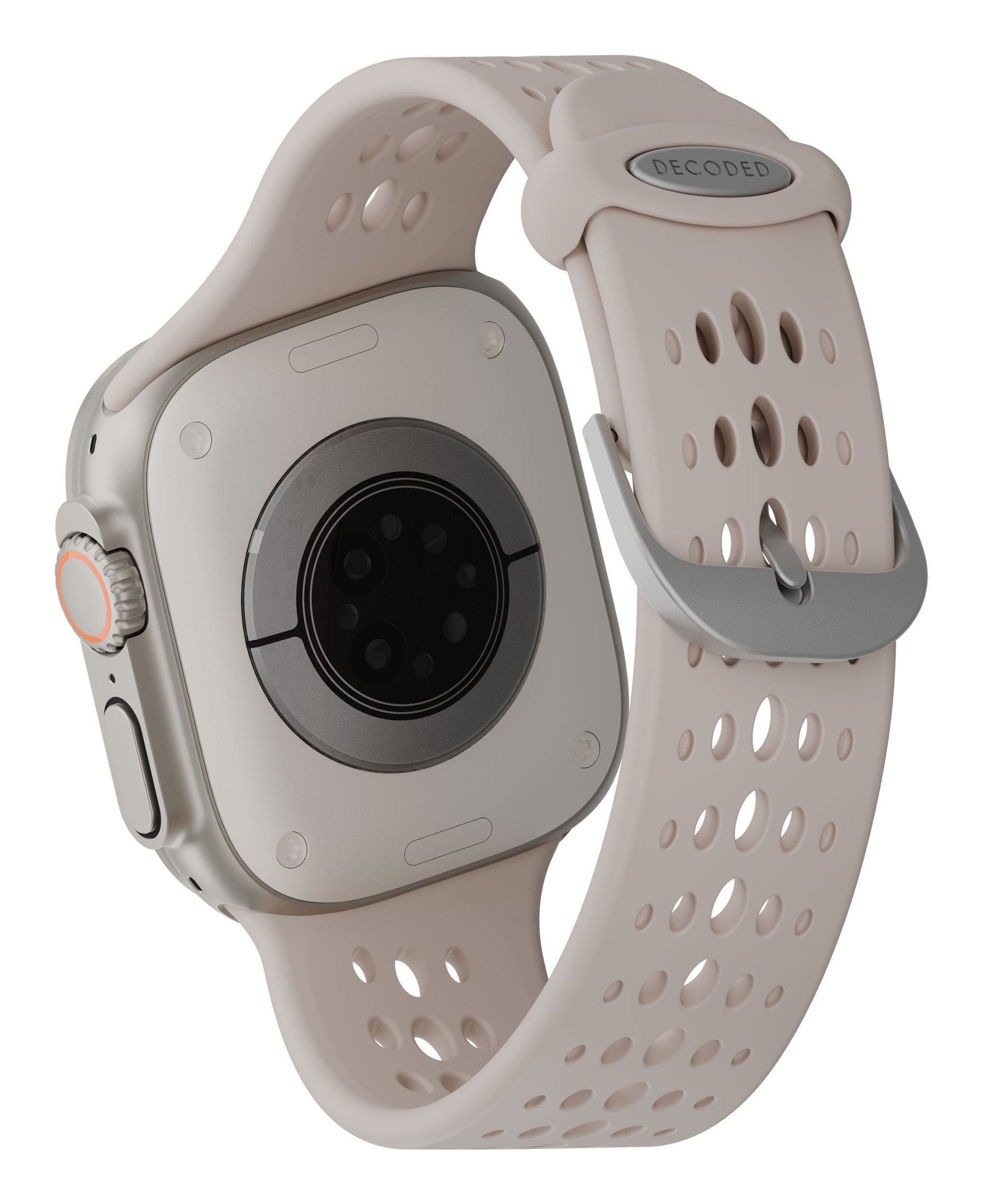 Decoded Silicone Ares O Strap For Apple Watch 44/46/49mm Clay